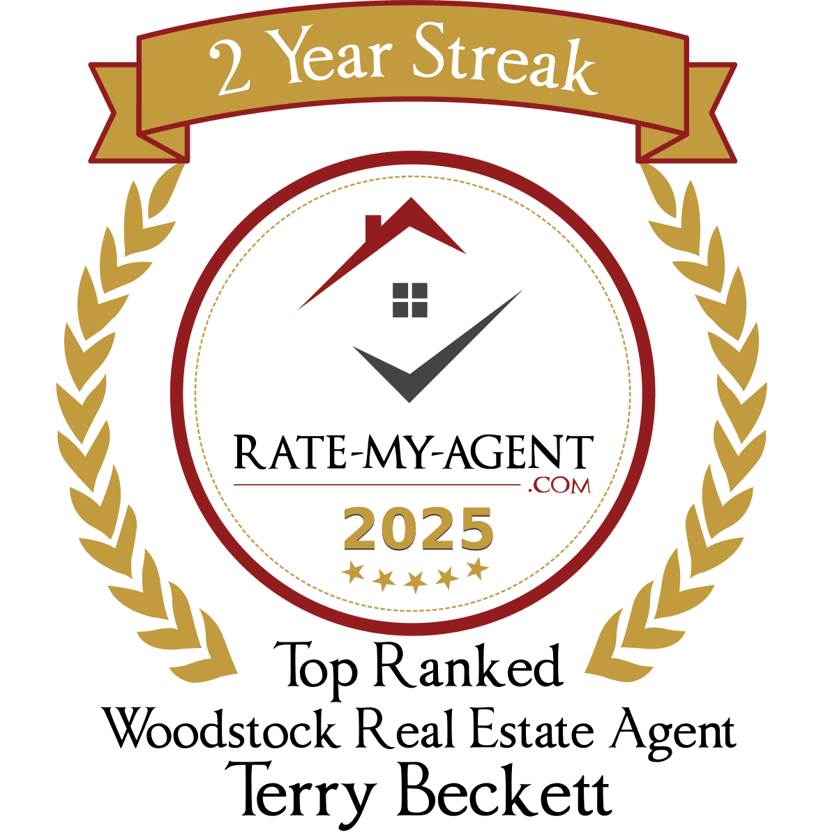 Rate-My-Agent — Top Ranked Woodstock Agent, 2-year streak (2025) Rate-My-Agent — Top Ranked Woodstock Agent, 2-year streak (2025)